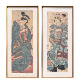 Pair of Japanese Woodblocks