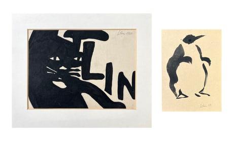 Two Mid-Century Works on Paper