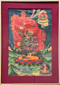 Thangka of Outer Yama Dharmaraja