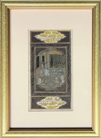 19th Century Persian Mughal Style Miniature Painting