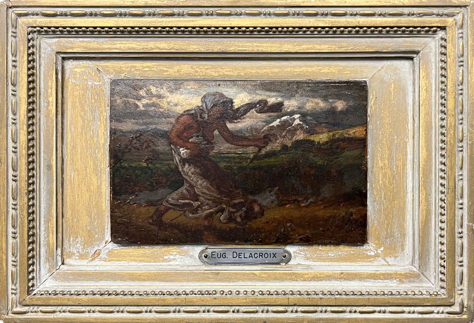 Elihu Vedder, Study for The Cumaean Sibyl (1 of 3)