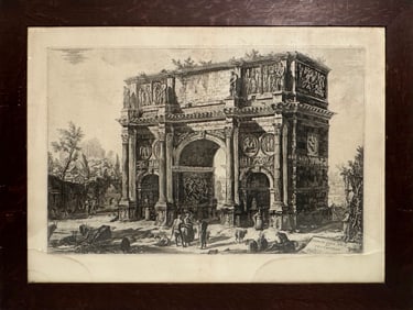 Giovanni Battista Piranesi, View of the Arch of Constantine