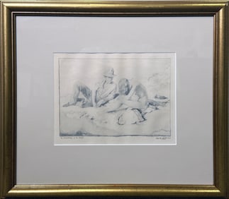 Sir William Orpen, The Draughtsman and His Model
