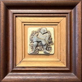 Ceramic Relief Sculpture by Zohar Guri