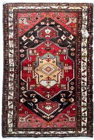 Semi-Antique Hand-Knotted Oriental Rug