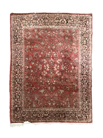 Semi-Antique Sarouk Oriental Rug