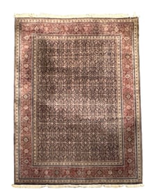 Hand-Knotted Indo Tabriz Rug