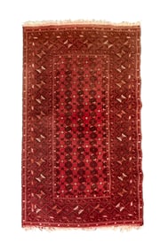 Hand-Knotted Afghan Oriental Rug
