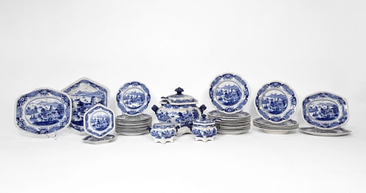 John & William Ridgway Stone China Service