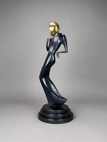Bronze Sculpture by Ann Froman, Woman of the World