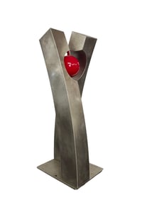 Dale Rogers (MA), Trapped Ball Steel Sculpture