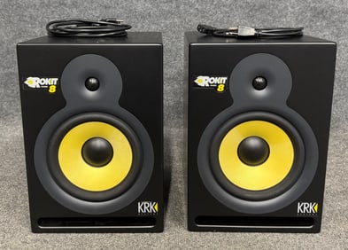 KRK Systems Rokit 8 Powered Studio Monitor Speakers (Pair)