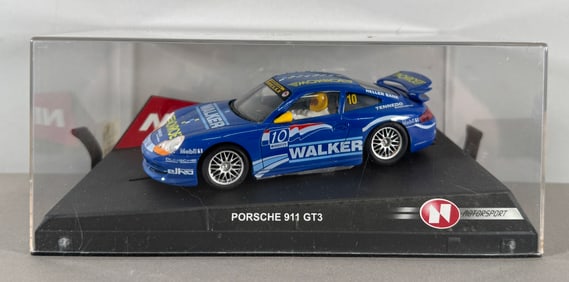 Ninco Porsche 911 GT3 Walker #10 1/32 Slot Car