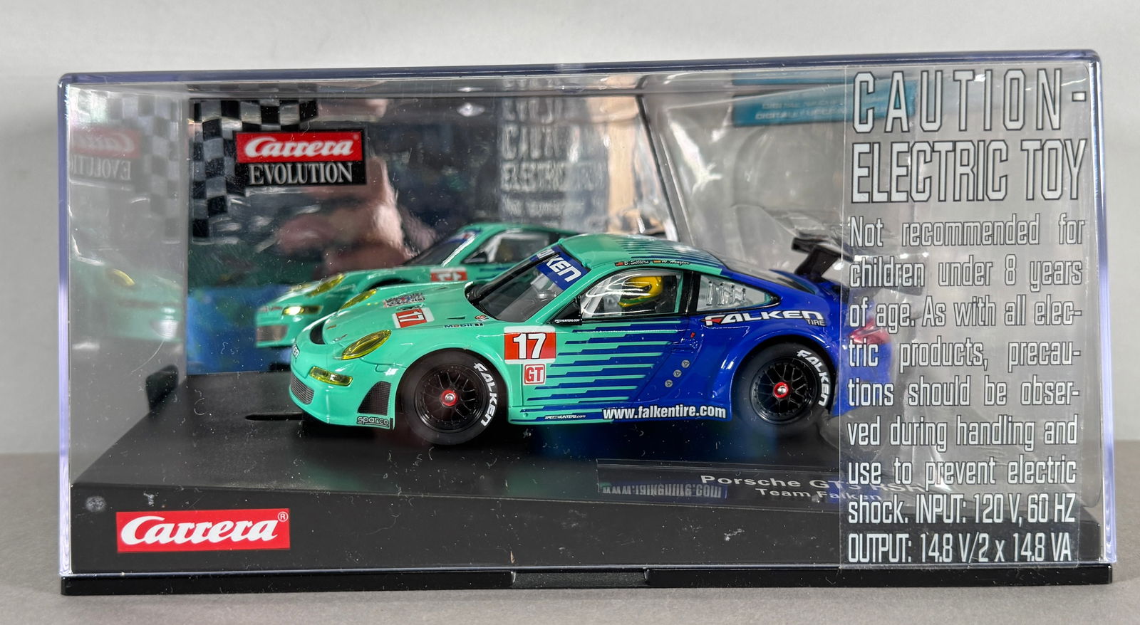 Carrera Evolution Porsche GT3 RSR Team Falken #17 1/32 Slot Car (1 of 7)