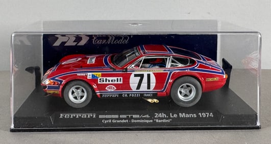Fly Car Model Ferrari 365 GTB/4 Le Mans 1974 #71 Shell 1/32 Slot Car
