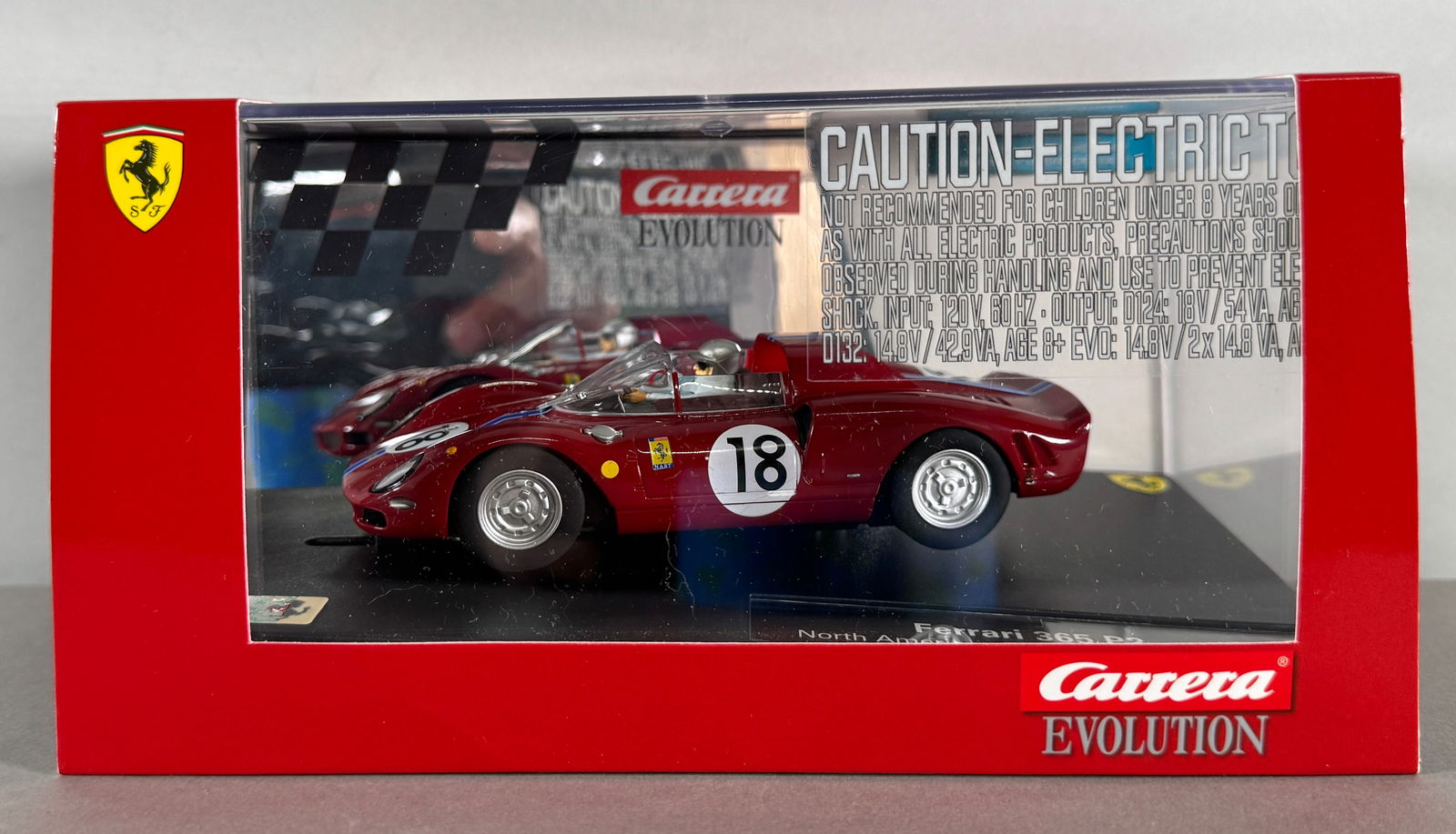 Carrera Evolution Ferrari 365 P2 North America Racing Team #18 1/32 Slot Car (1 of 6)