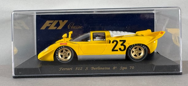 Fly Classic Ferrari 512 S Berlinetta 8 Spa 70 Francorchamps #23 Shell 1/32 Slot Car