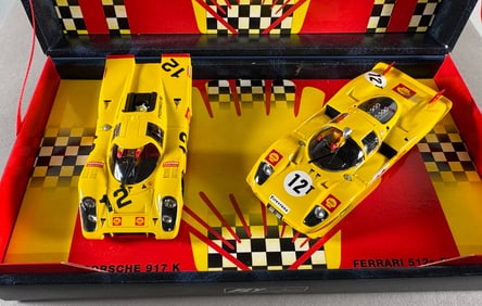 Fly Car Model Porsche 917K & Ferrari 512s CL #12 Edicion Especial Shell S-23 1/32 Slot Cars