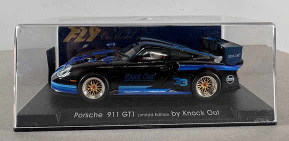 Fly Car Model Porsche 911 GT1 Evo by Knock Out Limited Edition #33 1/32 Slot Car