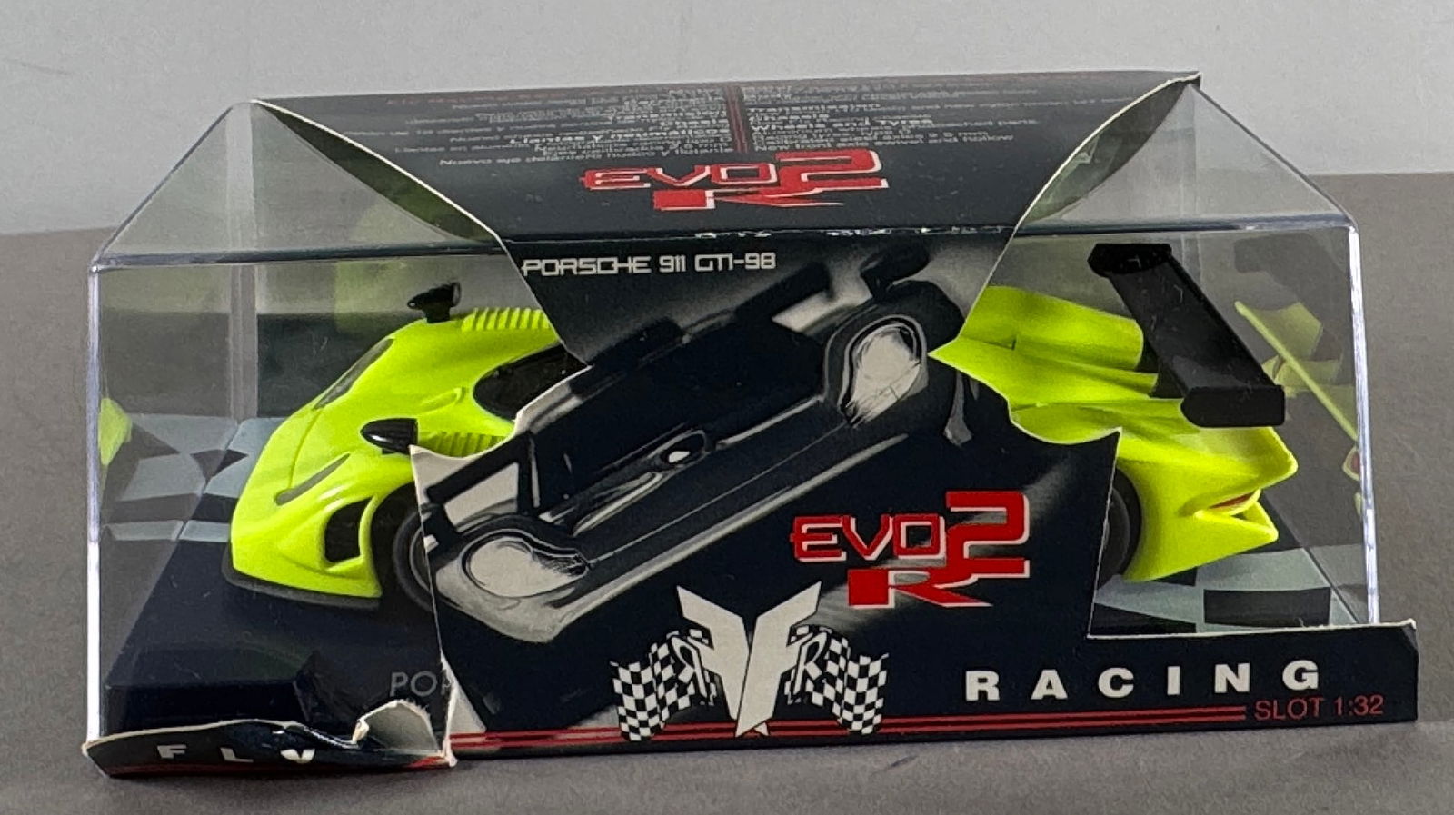 Fly Racing EVO 2R Porsche 911 GT1-98 1/32 Slot Car (1 of 6)