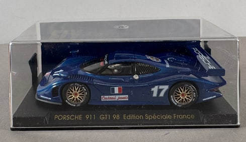 Porsche 911 GTI 98 Edition Speciale France Bleu #17 1/32 Slot Car