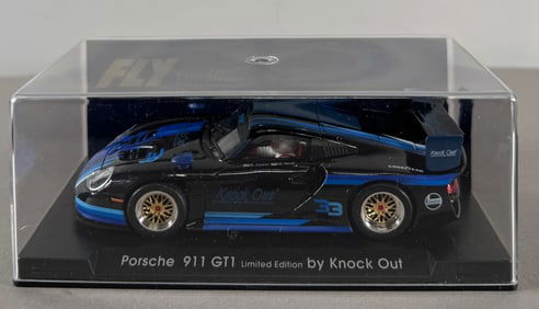 Fly Car Model Porsche 911 GT1 Evo Limited Edition by Knock Out #33 1/32 Slot Car