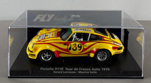 Fly Car Model Porsche 911R Tour de France Auto 1970 Larrousse-Gelin #39 Shell 1/32 Slot Car