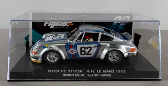 Flyslot Porsche 911 RSR 4H Le Mans 1973 Muller-Van Lennep #67 Martini 1/32 Slot Car