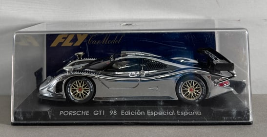 Fly Car Model Porsche GT1 98 Cromo Edicion Especial España 1/32 Slot Car