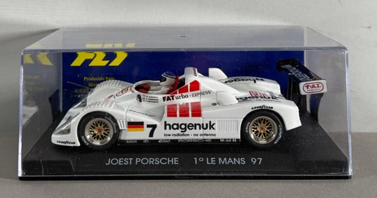 Fly Car Model Joest Porsche 1° Le Mans 97 Blanco #7 Hagenuk 1/32 Slot Car