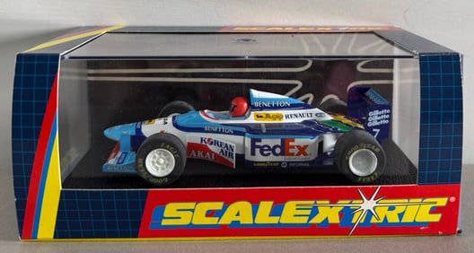 Scalextric Benetton Renault B193 #7 FedEx 1/32 Slot Car