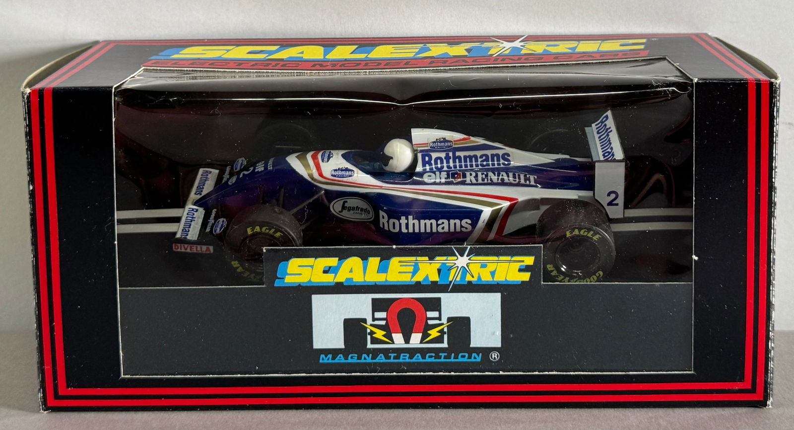 Scalextric Electric Model Racing Cars Rothmans Renault 12V #2 Elf 1/32 Slot Car (1 of 5)