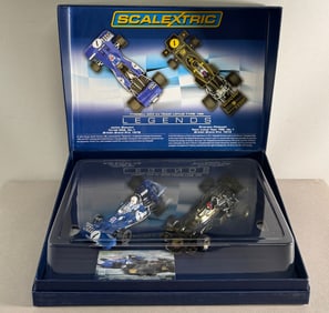 Scalextric Legends Tyrrell 003 vs Lotus Type 72E Limited Edition #1 1/32 Slot Cars