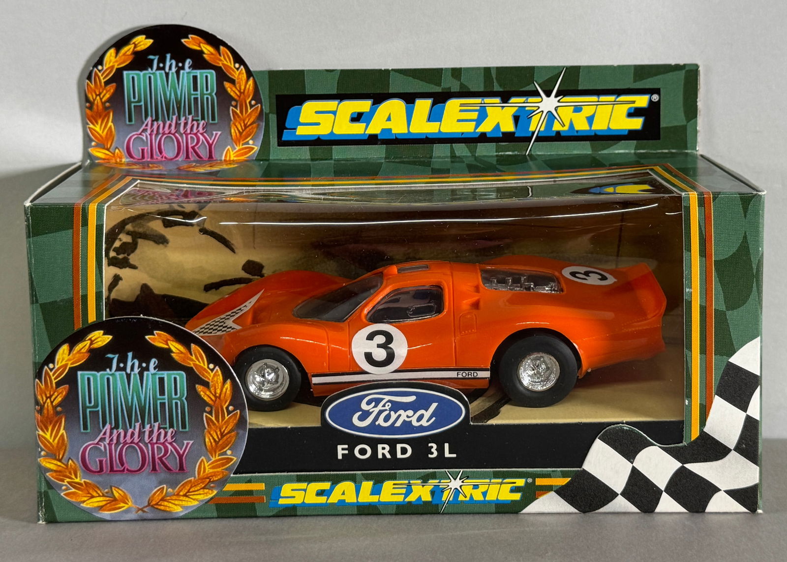 Scalextric C.095 Ford 3L #3 1/32 Slot Car (1 of 4)