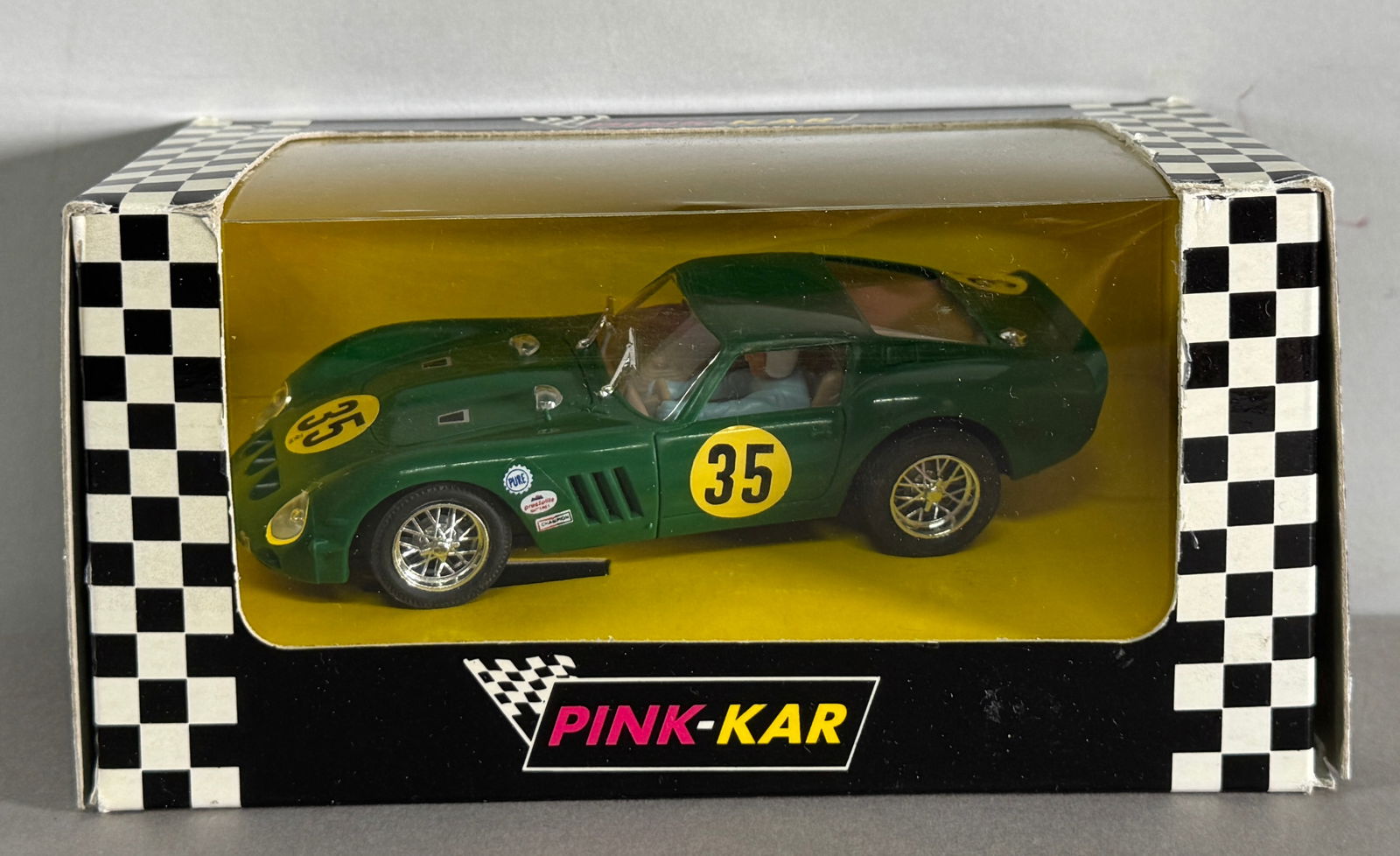 Pink-Kar Ferrari 250 GTO Daytona 64 Verde #35 1/32 Slot Car (1 of 5)