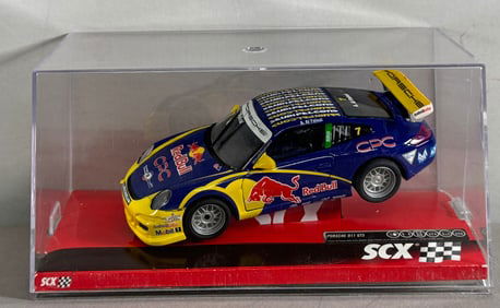 SCX Porsche 911 GT3 Cup Abdulaziz #7 Red Bull - CPC 1/32 Slot Car