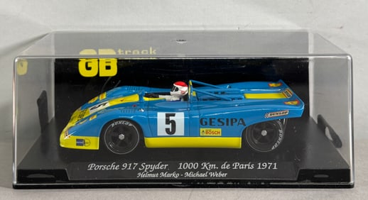 GB Track Porsche 917 Spyder 1000 Km. de Paris 1971 Marko-Weber #5 Gesipa 1/32 Slot Car