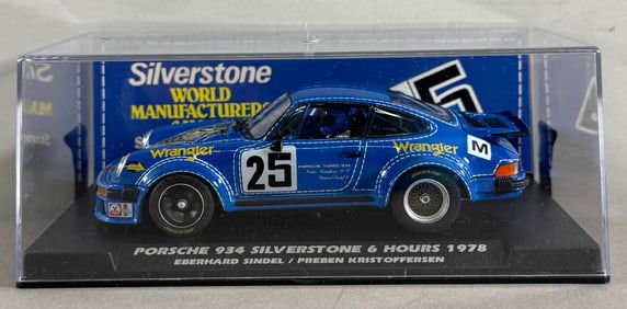 Porsche 934 Silverstone 6 Hours 1978 Sindel-Kristoffersen #25 Wrangler 1/32 Slot Car