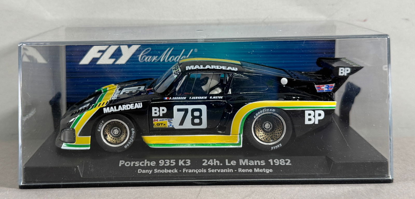 Fly Car Model Porsche 935 K3 24h. Le Mans 1982 Snobeck-Servanin-Metge #78 BP Cooke Racing 1/32 Slot (1 of 6)