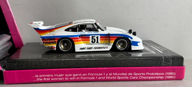 Fly Car Model Lady Racers Porsche 935 K3 Desire Wilson 1000 km Brands Hatch 1981 #51 Flying Tigers