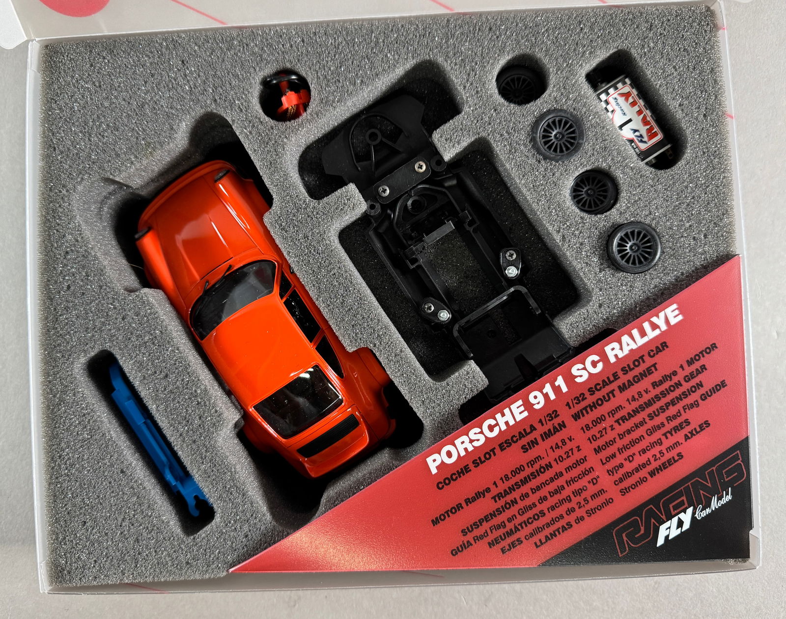 Racing Fly Car Model Porsche 911 SC Rallye 1/32 Slot Car (1 of 7)