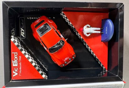 Fly Car Model Vic Elford Porsche 911 T 1st Rally Montecarlo 1968 W-08 #210 1/32 Slot Car