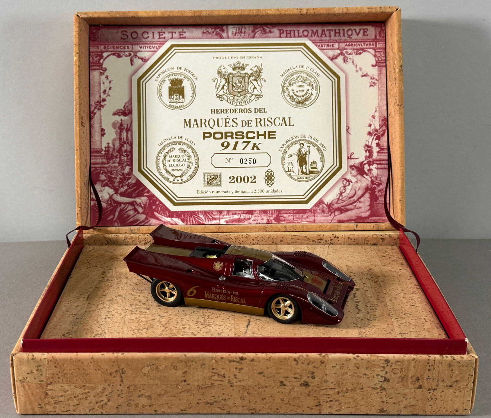 Marques de Riscal Porsche 917K 2002 #6 1/32 Slot Car (1 of 7)