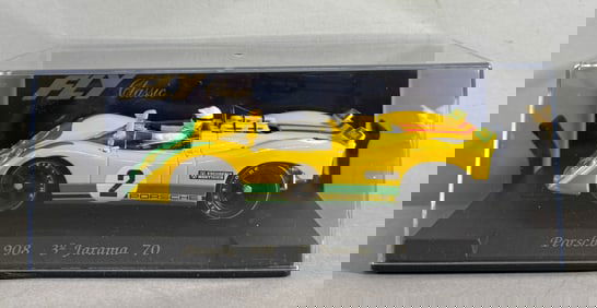 Fly Classic Porsche 908 3rd Jarama 70 Amarillo #2 Tergal 1/32 Slot Car