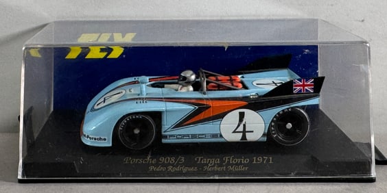 Fly Porsche 908/3 Targa Florio 1971 Rodriguez-Muller #4 Gulf 1/32 Slot Car