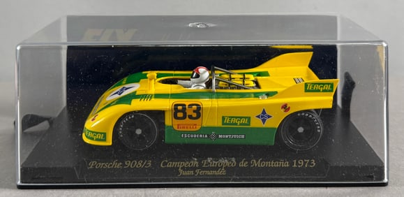 Fly Car Model Porsche 908/3 Campeon Europeo de Montana 1973 Juan Fernandez #83 CS-Tergal 1/32 Slot