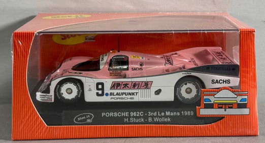 Slot.it Porsche 962C 3rd Le Mans 1989 H.Stuck-B. Wollek #9 Joest Racing 1/32 Slot Car