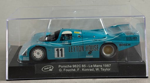 Slot.it Porsche 962C-85 Le Mans 1987 G.Fouche-F.Konrad-W.Taylor #11 Leyton House 1/32 Slot Car