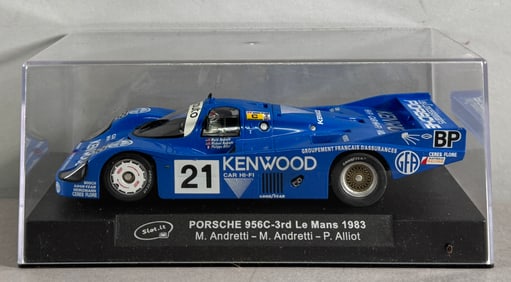 Slot.it Porsche 956C-3rd Le Mans 1983 M.Andretti-P.Alliot #21 Kenwood 1/32 Slot Car