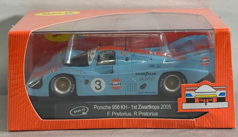 Slot.it Porsche 956 KH 1st Zwartkops 1h. 2005 F.Pretorius-R.Pretorius #3 Gulf 1/32 Slot Car